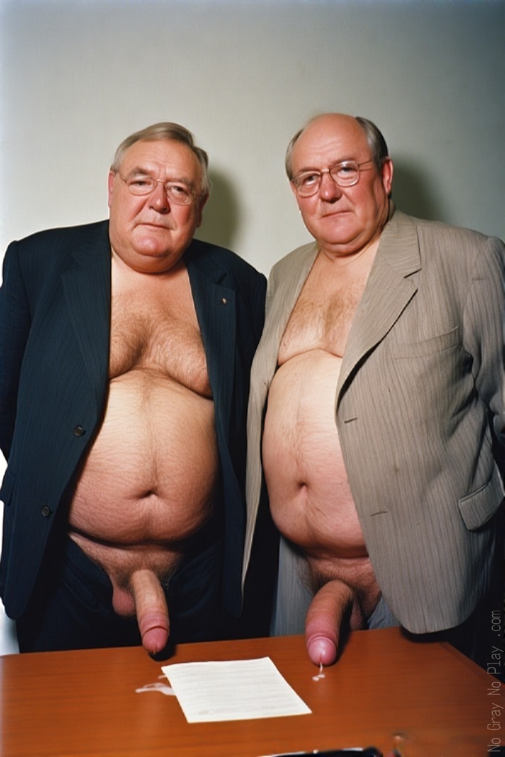 Old naked man, naked grandpa, nude old man