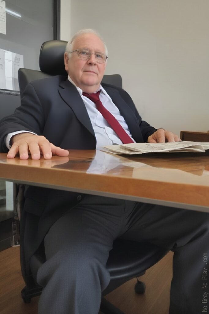 We share an office. He likes to talk, and I listen... I came in early one day, and saw him change... That image is carved deep into my memory. I cannot unsee what I saw that day...